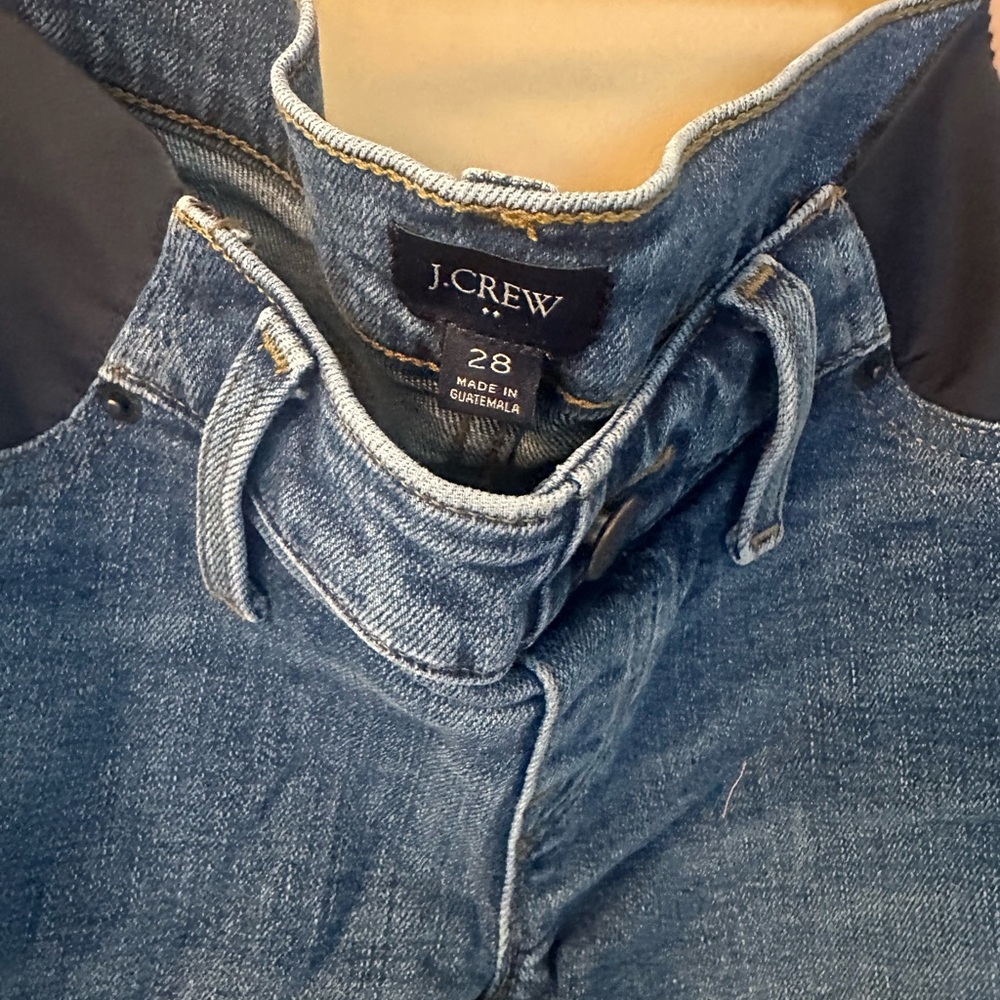 J. Crew Classic Denim Maternity Jean Shorts